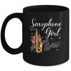 Cool Saxophone Girls Art For Women Sax Player Jazz Music Mug | siriusteestore
