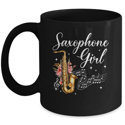 Cool Saxophone Girls Art For Women Sax Player Jazz Music Mug | siriusteestore