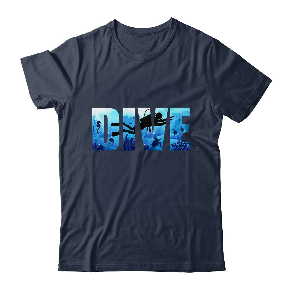 Cool Scuba Diving Design For Men Women DIVE Scuba Diver Shirt & Tank Top | siriusteestore