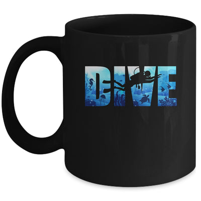 Cool Scuba Diving Design For Men Women DIVE Scuba Diver Mug | siriusteestore