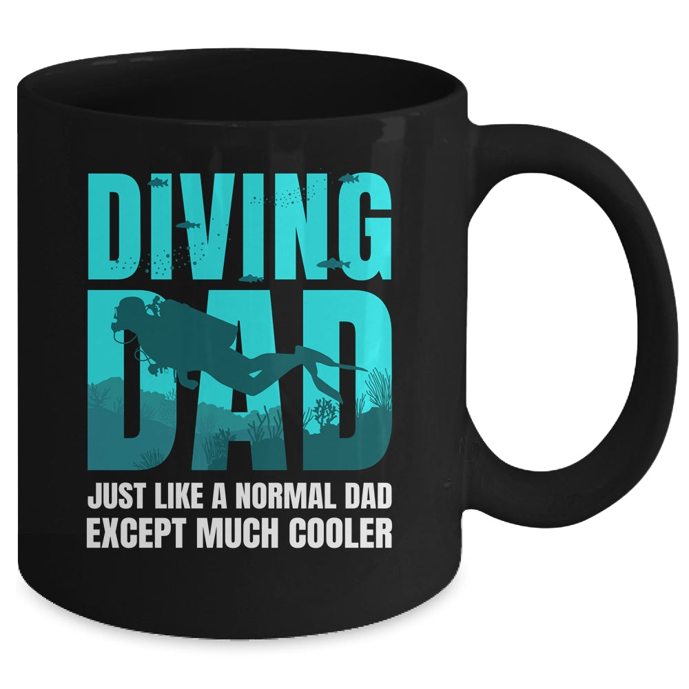 Cool Scuba Diving For Dad Men Ocean Scuba Diver Instructor Mug | siriusteestore