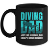 Cool Scuba Diving For Dad Men Ocean Scuba Diver Instructor Mug | siriusteestore