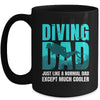 Cool Scuba Diving For Dad Men Ocean Scuba Diver Instructor Mug | siriusteestore