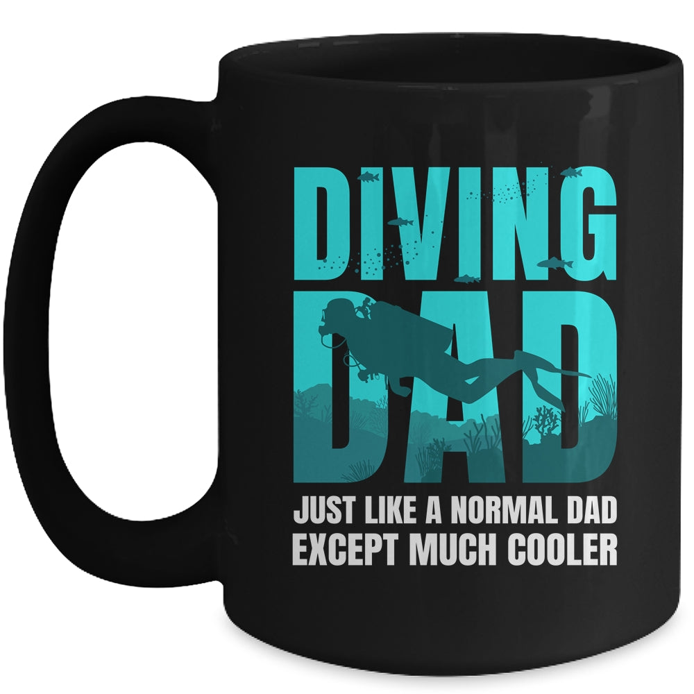 Cool Scuba Diving For Dad Men Ocean Scuba Diver Instructor Mug | siriusteestore