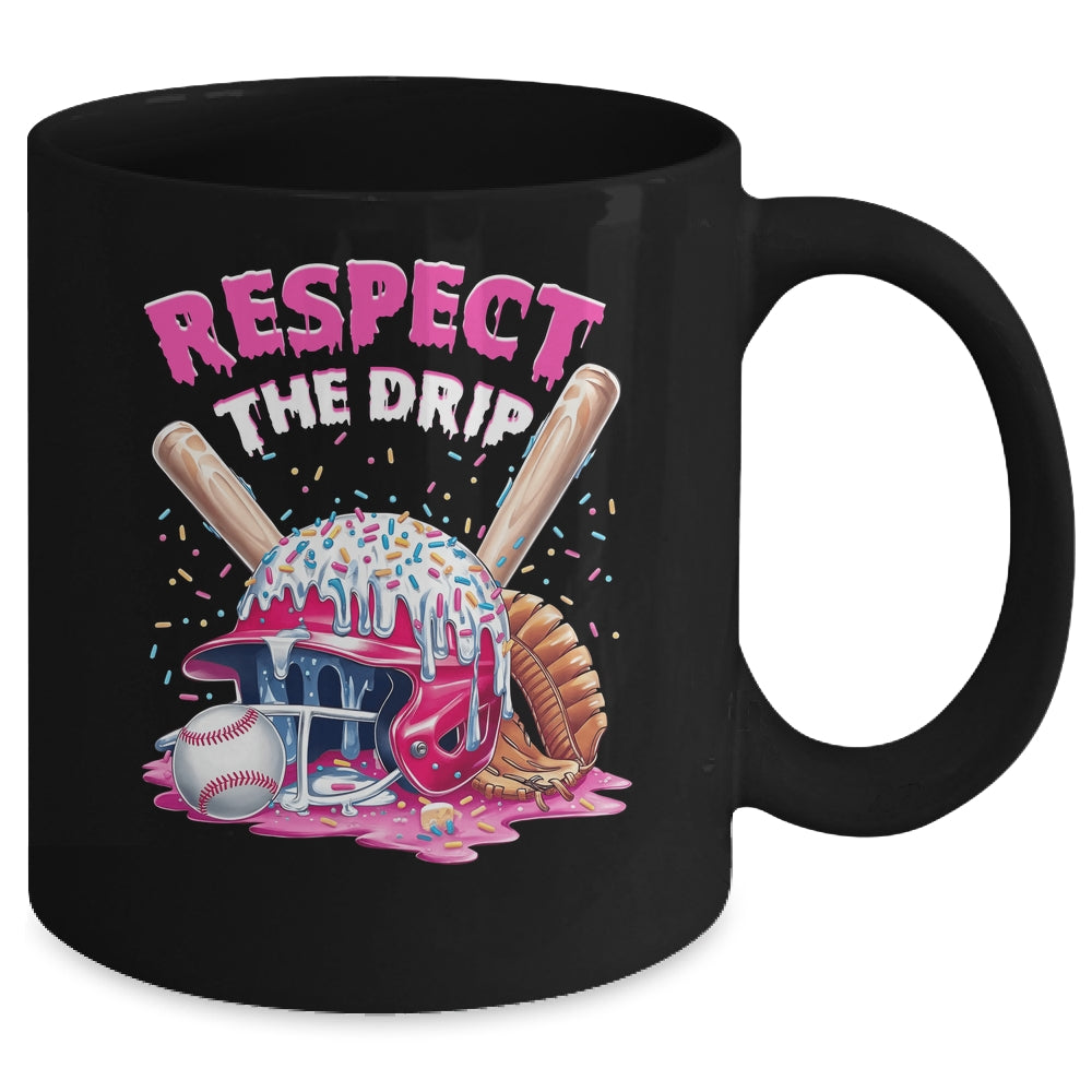 Cool Sport Baseball Bat Drip With Sprinkles Drip Women Mug | siriusteestore