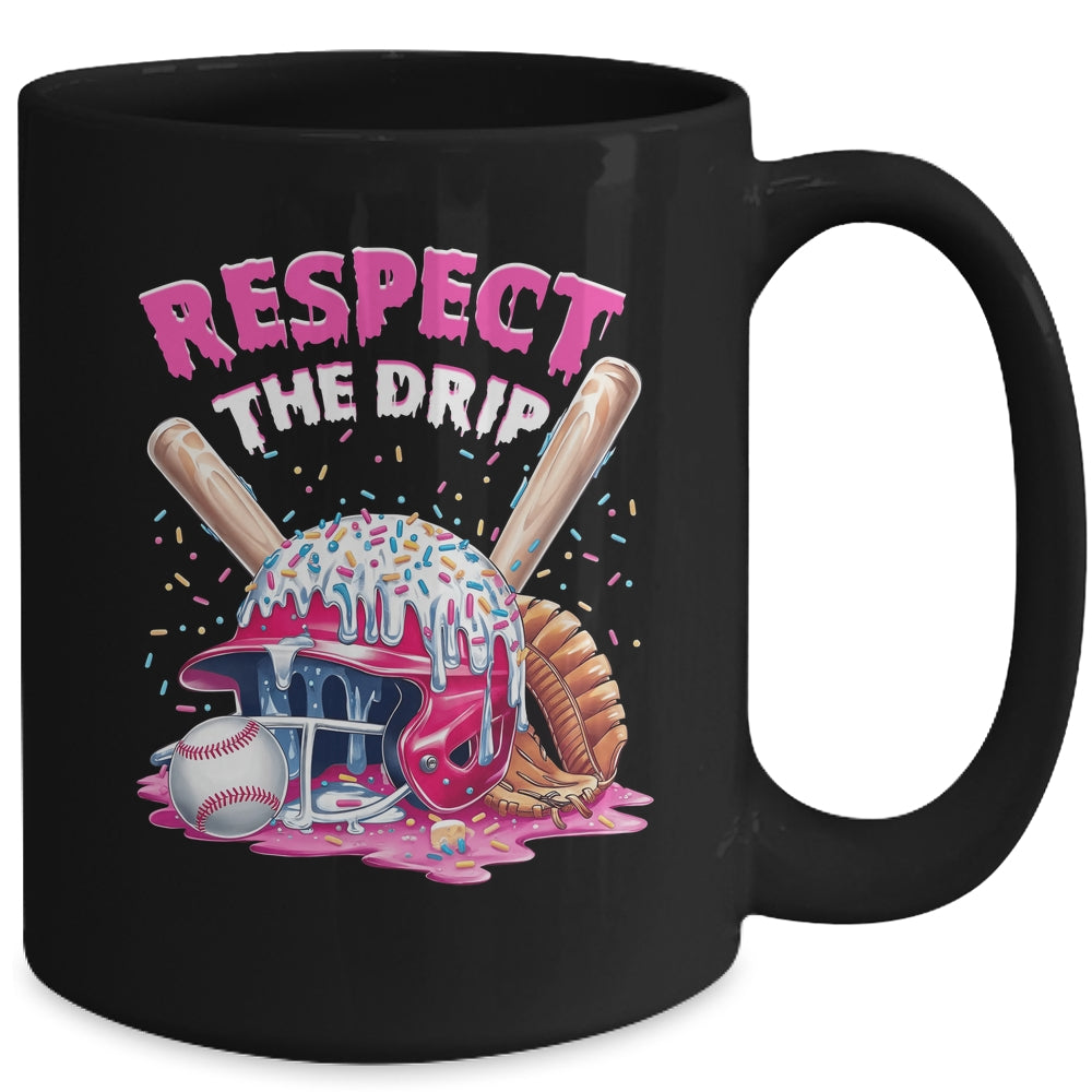 Cool Sport Baseball Bat Drip With Sprinkles Drip Women Mug | siriusteestore