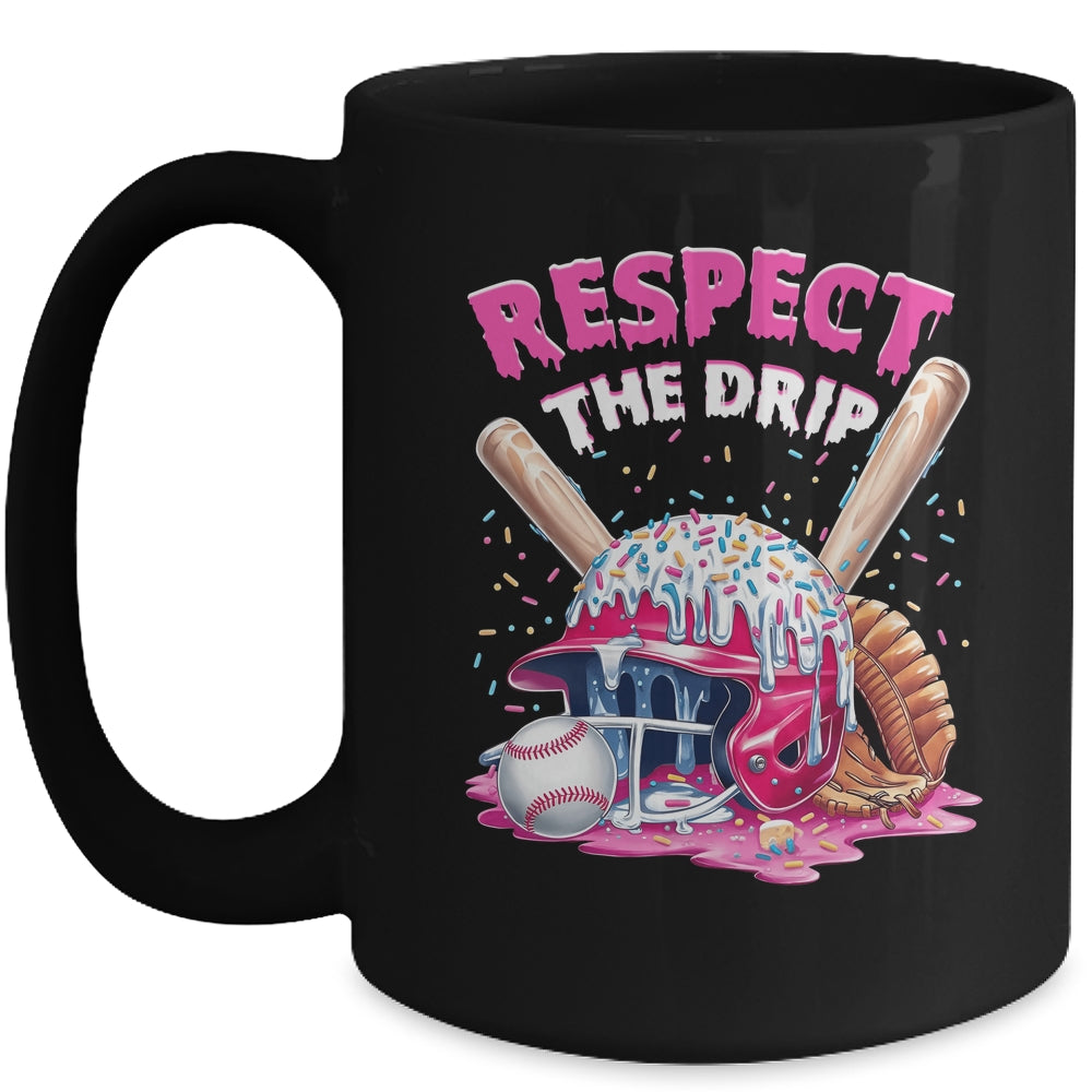 Cool Sport Baseball Bat Drip With Sprinkles Drip Women Mug | siriusteestore