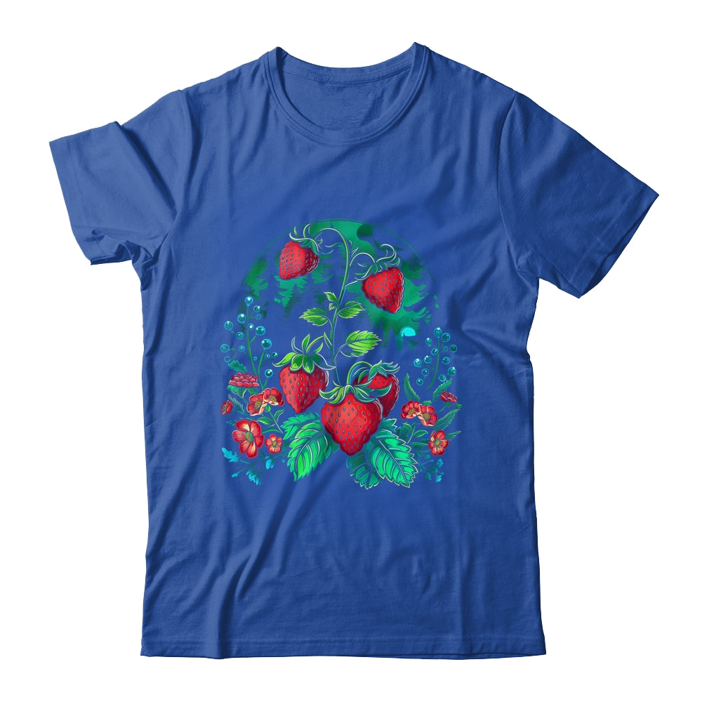 Cool Strawberry Plants By Night For Strawberries Lovers Shirt & Tank Top | siriusteestore