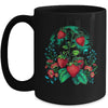 Cool Strawberry Plants By Night For Strawberries Lovers Mug | siriusteestore