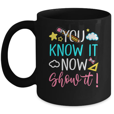 Cool Teacher Testing For Men Women Test Day Math Science Mug | siriusteestore