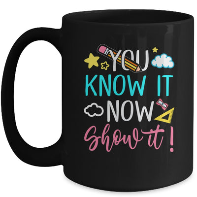 Cool Teacher Testing For Men Women Test Day Math Science Mug | siriusteestore