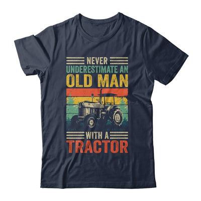 Cool Tractor Driver Design For Dad Grandpa Old Man Farming Shirt & Hoodie | siriusteestore