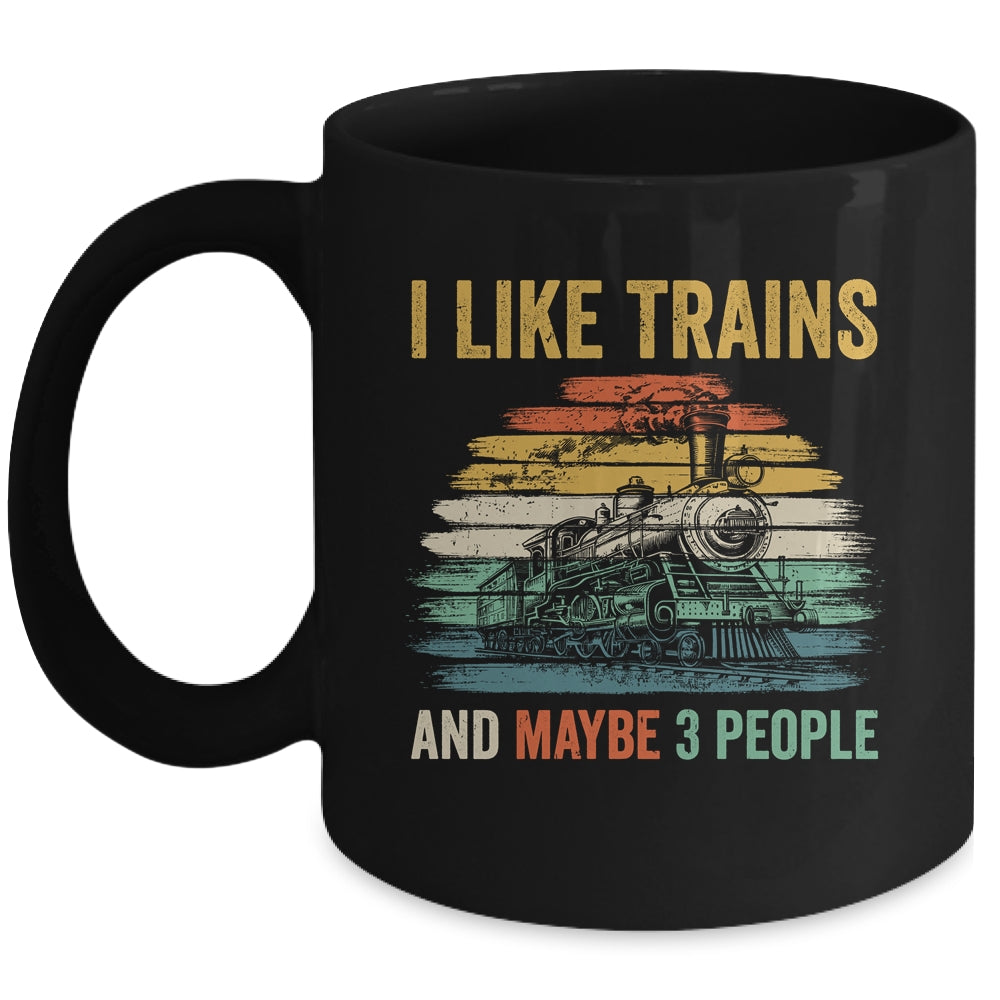 Cool Train Art For Men Women Train Collector Railroad Worker Mug | siriusteestore