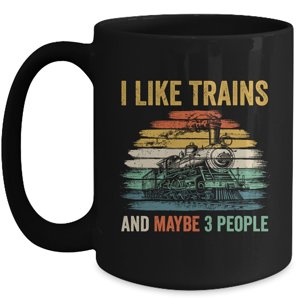 Cool Train Art For Men Women Train Collector Railroad Worker Mug | siriusteestore