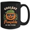 Coolest Pumpkin In The Patch Kids Boys Men Pumpkin Halloween Mug | siriusteestore