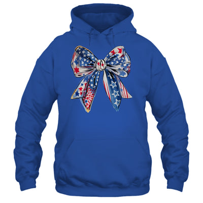 Coquette American Flag Coquette Bow Fourth Of July Freedom Shirt & Tank Top | siriusteestore