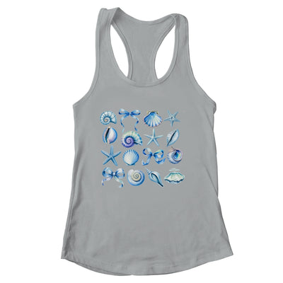 Coquette Blue Bow Ocean Beach Retro Summer Women Girls Kids Shirt & Tank Top | siriusteestore
