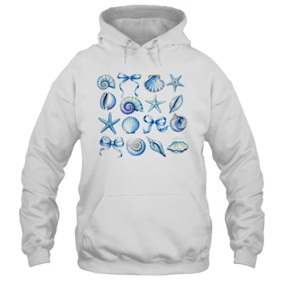 Coquette Blue Bow Ocean Beach Retro Summer Women Girls Kids Shirt & Tank Top | siriusteestore