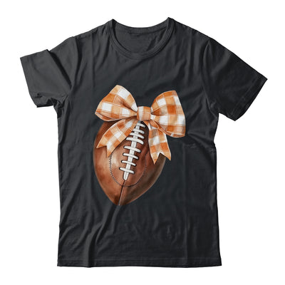 Coquette Bow American Football Autumn Thanksgiving Game Day Shirt & Sweatshirt | siriusteestore