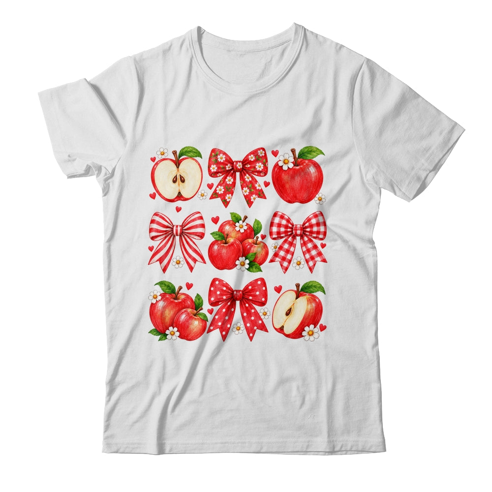 Coquette Bow Apple Picking Crew Apple Picking Season Women Shirt & Tank Top | siriusteestore