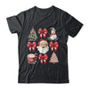 Coquette Bow Christmas Tree Retro Holidays Santa Xmas Girls Shirt & Sweatshirt | siriusteestore