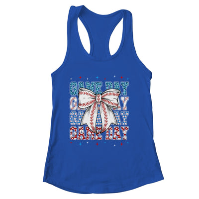 Coquette Bow Game Day Baseball Softball Funny Cheer Mom Shirt & Tank Top | siriusteestore