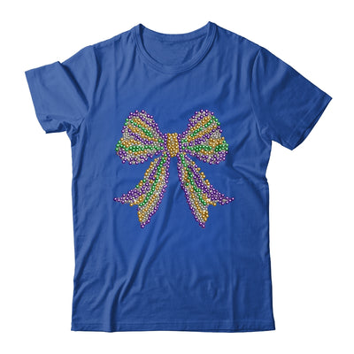 Coquette Bow Mardi Gras Festival Carnival Beads Girls Women Shirt & Tank Top | siriusteestore