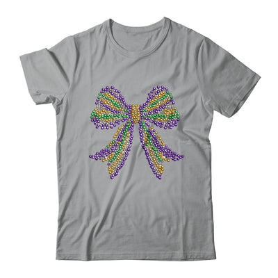 Coquette Bow Mardi Gras Festival Carnival Beads Girls Women Shirt & Tank Top | siriusteestore