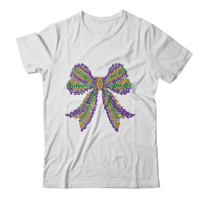 Coquette Bow Mardi Gras Festival Carnival Beads Girls Women Shirt & Tank Top | siriusteestore