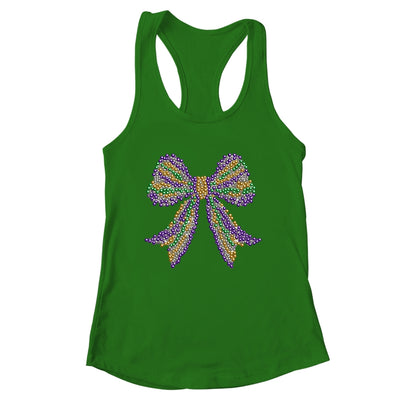 Coquette Bow Mardi Gras Festival Carnival Beads Girls Women Shirt & Tank Top | siriusteestore