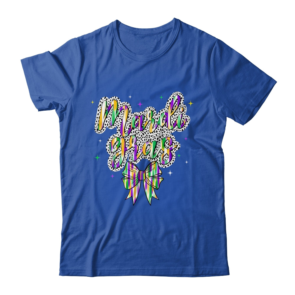 Coquette Bow Mardi Gras New Orleans Louisiana Women Girls Shirt & Tank Top | siriusteestore
