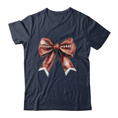 Coquette Bow Pumpkin American Football Thanksgiving Autumn Shirt & Tank Top | siriusteestore
