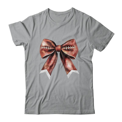 Coquette Bow Pumpkin American Football Thanksgiving Autumn Shirt & Tank Top | siriusteestore