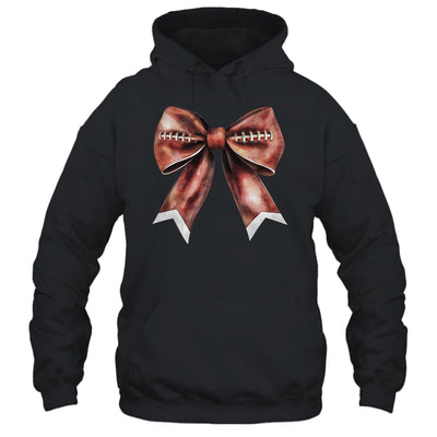Coquette Bow Pumpkin American Football Thanksgiving Autumn Shirt & Tank Top | siriusteestore