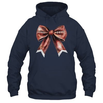 Coquette Bow Pumpkin American Football Thanksgiving Autumn Shirt & Tank Top | siriusteestore
