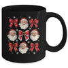 Coquette Bow Santa Claus Merry Christmas Women Girls Xmas Mug | siriusteestore