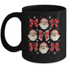 Coquette Bow Santa Claus Merry Christmas Women Girls Xmas Mug | siriusteestore