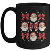 Coquette Bow Santa Claus Merry Christmas Women Girls Xmas Mug | siriusteestore