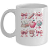 Coquette Bows Cute Teacher Life Back To School Teach Inspire Mug | siriusteestore