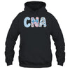 Coquette CNA Nurse Blue Floral Stethoscope Bow Cute Nurse Shirt & Tank Top | siriusteestore
