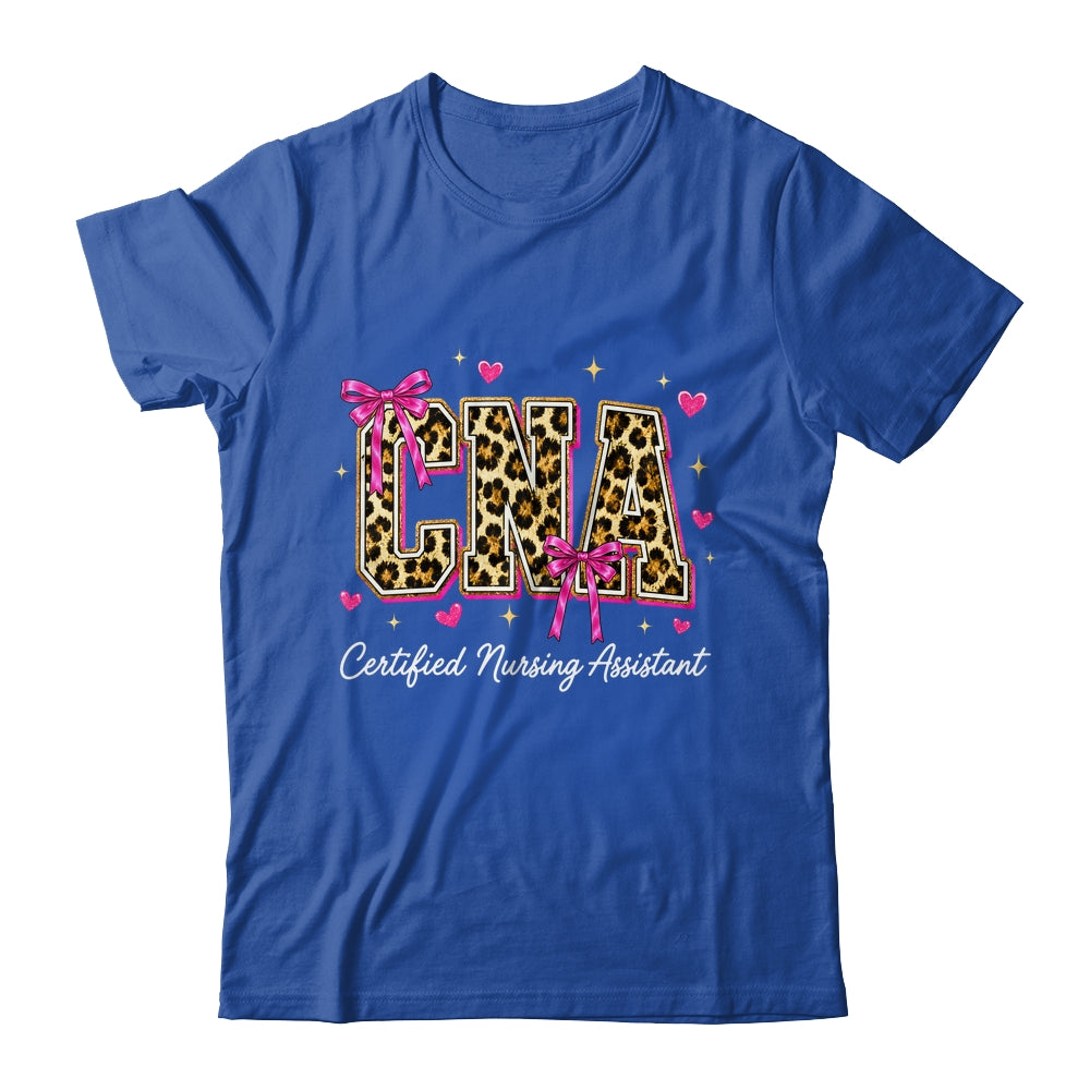 Coquette CNA Nurse Leopard Certified Nursing Assistant Shirt & Hoodie | siriusteestore