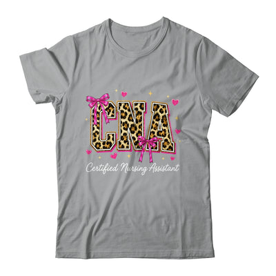 Coquette CNA Nurse Leopard Certified Nursing Assistant Shirt & Hoodie | siriusteestore