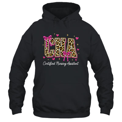 Coquette CNA Nurse Leopard Certified Nursing Assistant Shirt & Hoodie | siriusteestore