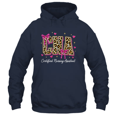 Coquette CNA Nurse Leopard Certified Nursing Assistant Shirt & Hoodie | siriusteestore