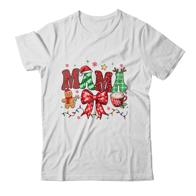 Coquette Christmas Mama Holiday Leopard Buffalo Plaid Mom Shirt & Sweatshirt | siriusteestore