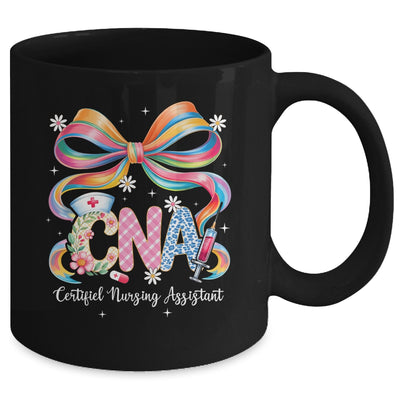 Coquette Floral CNA Certified Nursing Assistant Nurse Women Mug | siriusteestore
