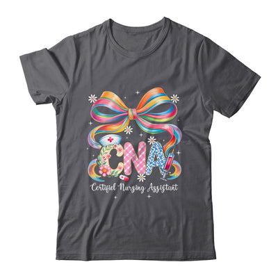 Coquette Floral CNA Certified Nursing Assistant Nurse Women Shirt & Tank Top | siriusteestore