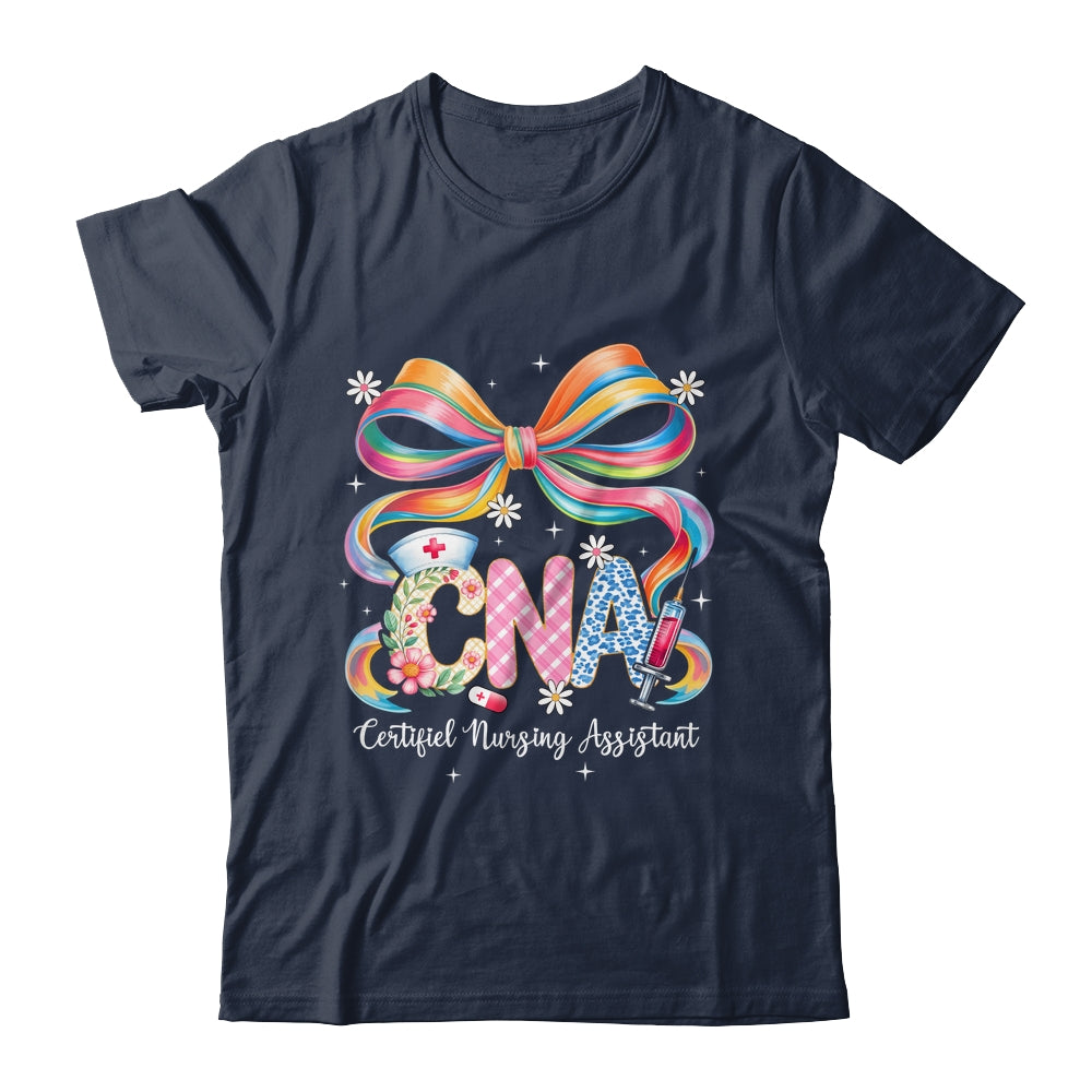 Coquette Floral CNA Certified Nursing Assistant Nurse Women Shirt & Tank Top | siriusteestore