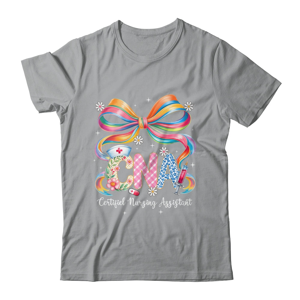 Coquette Floral CNA Certified Nursing Assistant Nurse Women Shirt & Tank Top | siriusteestore