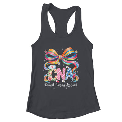 Coquette Floral CNA Certified Nursing Assistant Nurse Women Shirt & Tank Top | siriusteestore